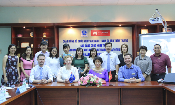 Trường Cao đẳng Công nghệ Thủ Đức tiếp Tổ chức Study Adelaide – Nam Úc đến thăm và làm việc