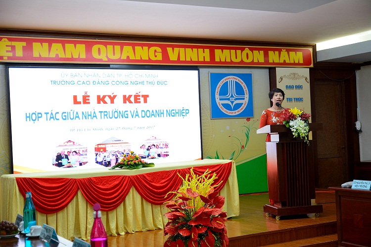 Thông cáo báo chí Lễ ký kết hợp tác giữa Trường Cao đẳng Công nghệ Thủ Đức và doanh nghiệp