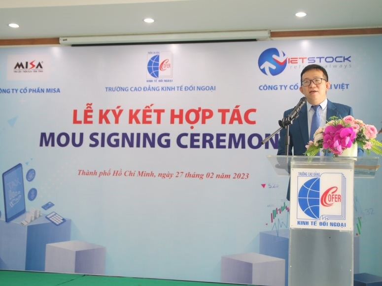 Ký Kết Hợp Tác Giữa Trường Cao Đẳng Kinh Tế Đối Ngoại Và Công Ty Cổ Phần Misa, Công Ty Cổ Phần Tài Việt
