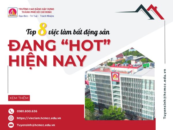 TOP 8 VIỆC LÀM NGÀNH BẤT ĐỘNG SẢN HOT NHẤT HIỆN NAY