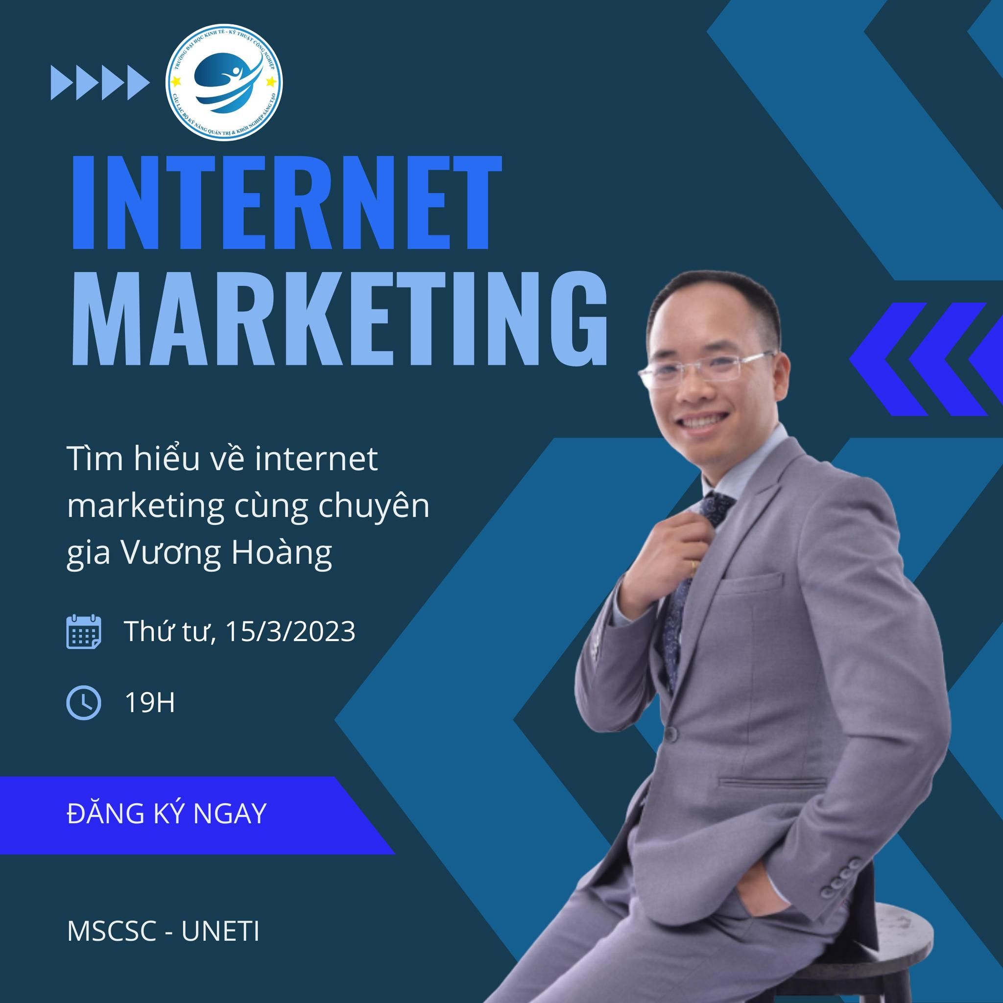 Buổi chia sẻ kiến thức về Digital Marketing của cựu sinh viên Vương Mạnh Hoàng