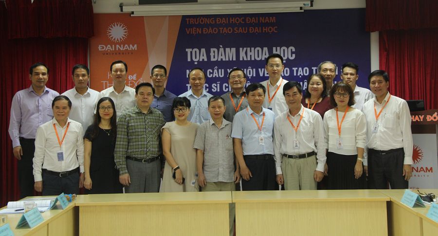 Trường Đại học Đại Nam tổ chức Tọa đàm khoa học: Nhu cầu xã hội về đào tạo Thạc sĩ ngành Luật Kinh tế