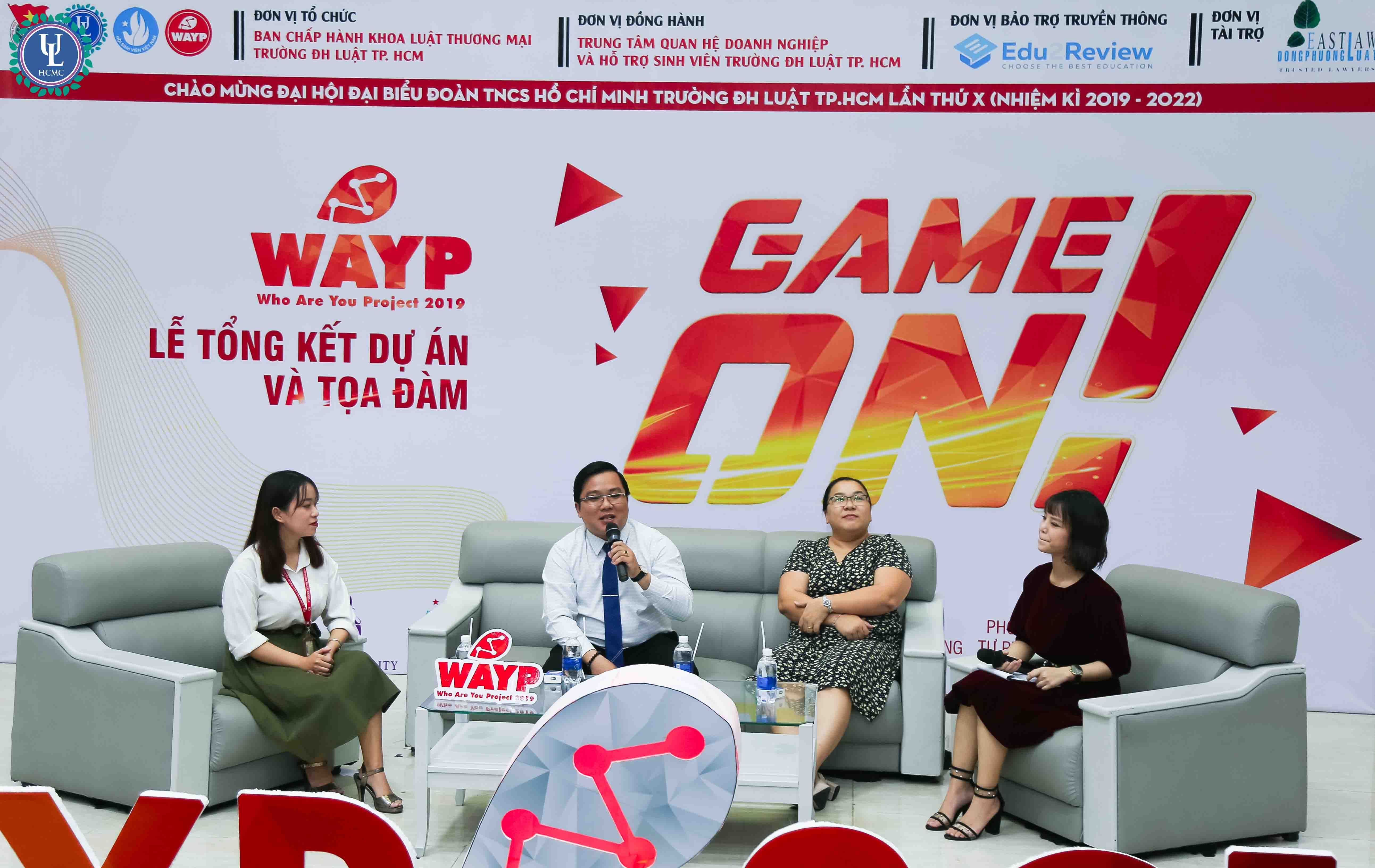 Tổng kết Dự án Hỗ trợ nghề nghiệp cho sinh viên “WAYP - Who Are You Project và Tọa Đàm Game On - WAYP 2019”