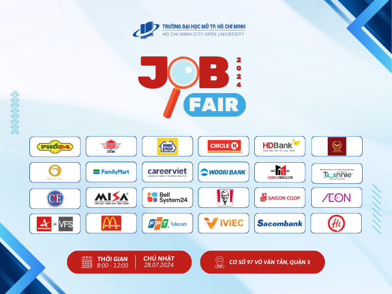 Các doanh nghiệp tham gia tuyển dụng trực tiếp tại Ngày hội việc làm 2024 (28/07/2024)