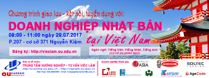 Giao lưu tương tác giữa các Doanh nghiệp Nhật Bản với Sinh viên Trường Đại học Mở Tp. HCM