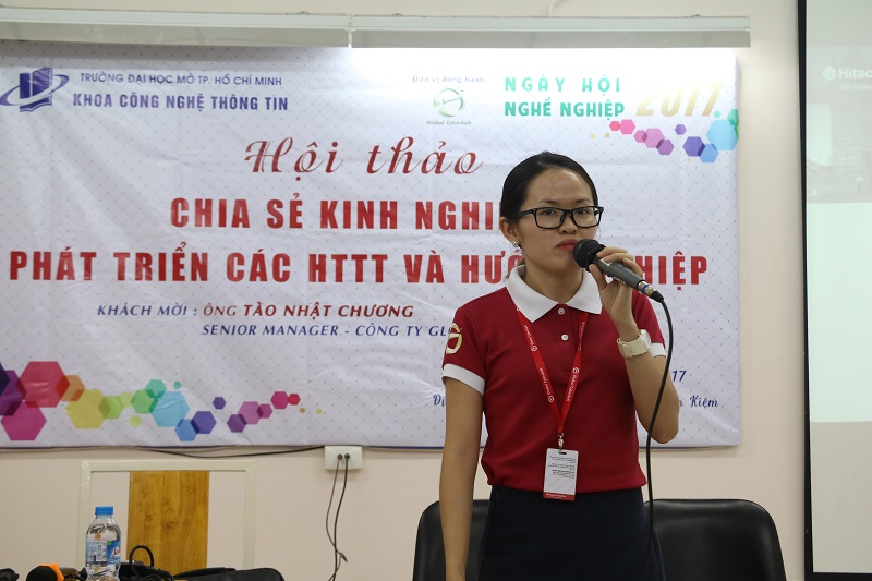 Hội thảo hướng nghiệp: Chia sẻ kinh nghiệm thực tế quá trình hình thành, phát triển, chuyển giao, vận hành của dự án hỗ trợ thông tin.