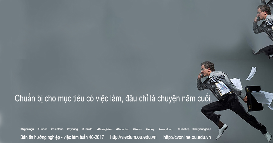 Bản tin tuyển dụng, hướng nghiệp, việc làm Tuần thứ 46 - năm 2017