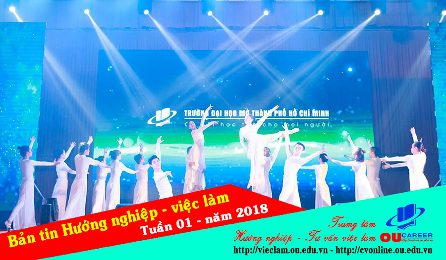 Bản tin tuyển dụng, hướng nghiệp, việc làm Tuần thứ 01 - năm 2018