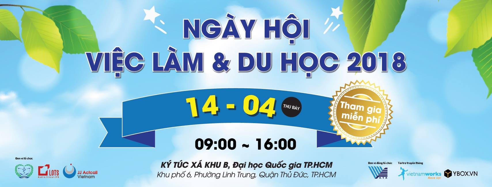 NGÀY HỘI DU HỌC VÀ VIỆC LÀM 2018