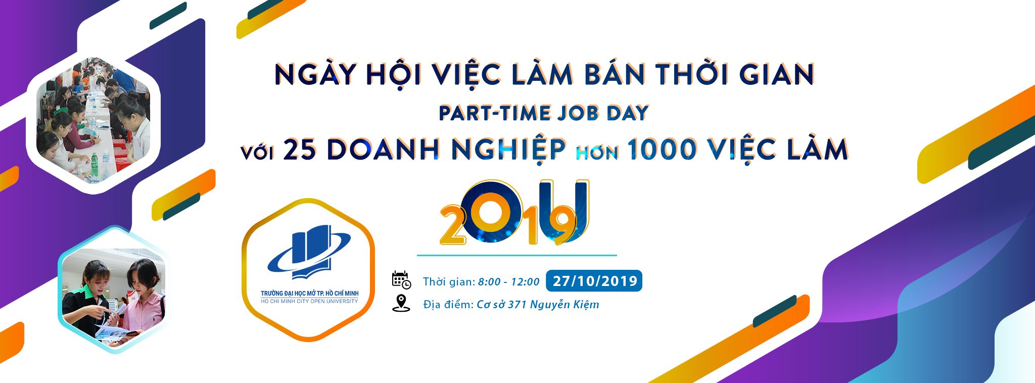 Ngày hội tuyển dụng việc làm Bán thời gian năm 2019 (lần thứ II)