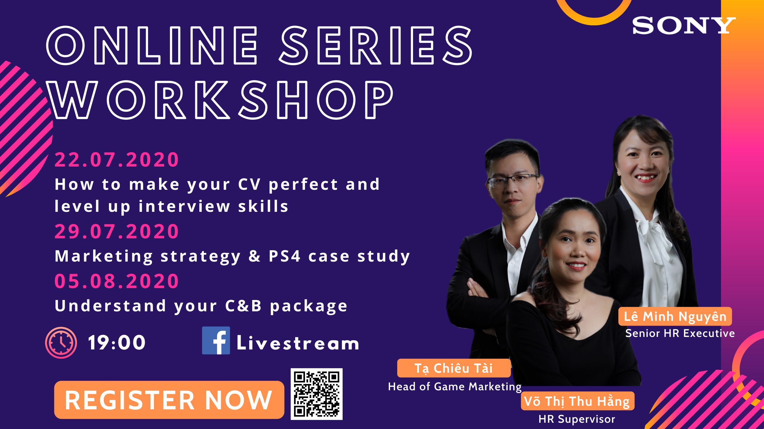 Chương trình SONY Online series workshop 2020