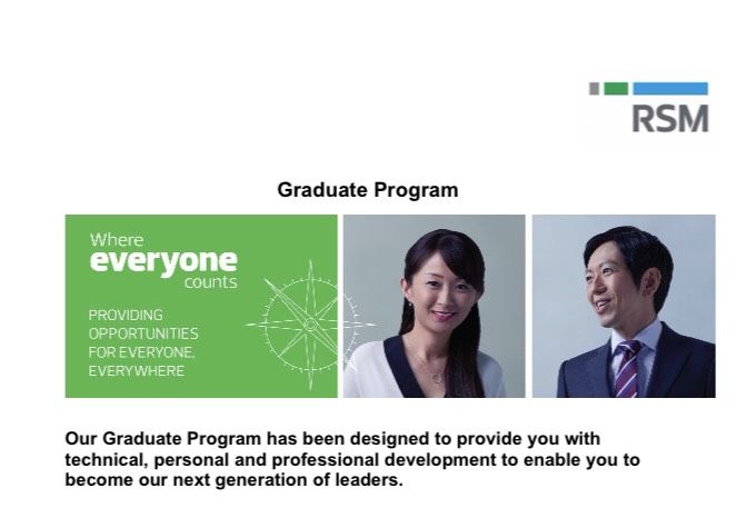 RSM - Graduate Program 2022 dành cho sinh viên vừa tốt nghiệp các chuyên ngành Kế Toán, Kiểm Toán, Tài Chính,…