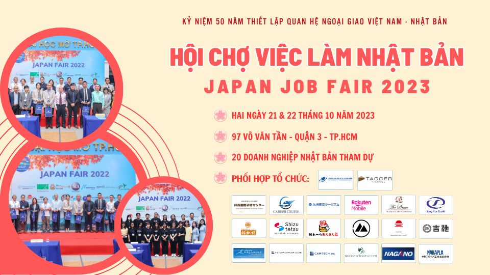 Thư mời tham gia Hội chợ việc làm Nhật Bản 2023