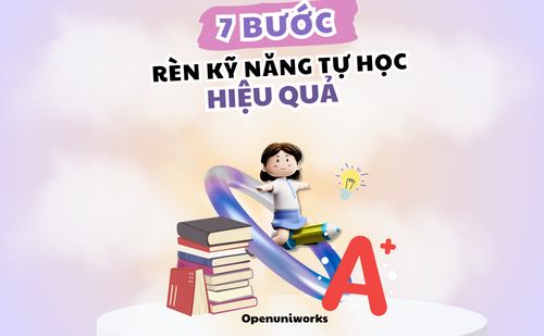 7 BƯỚC RÈN KỸ NĂNG TỰ HỌC HIỆU QUẢ 