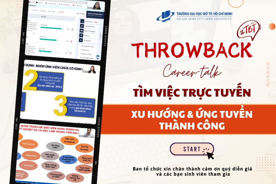 | THROWBACK |  CÙNG NHÌN LẠI CAREERTALK SỐ THÁNG 08/2024 “TÌM VIỆC TRỰC TUYẾN: XU HƯỚNG &amp; ỨNG TUYỂN THÀNH CÔNG”
