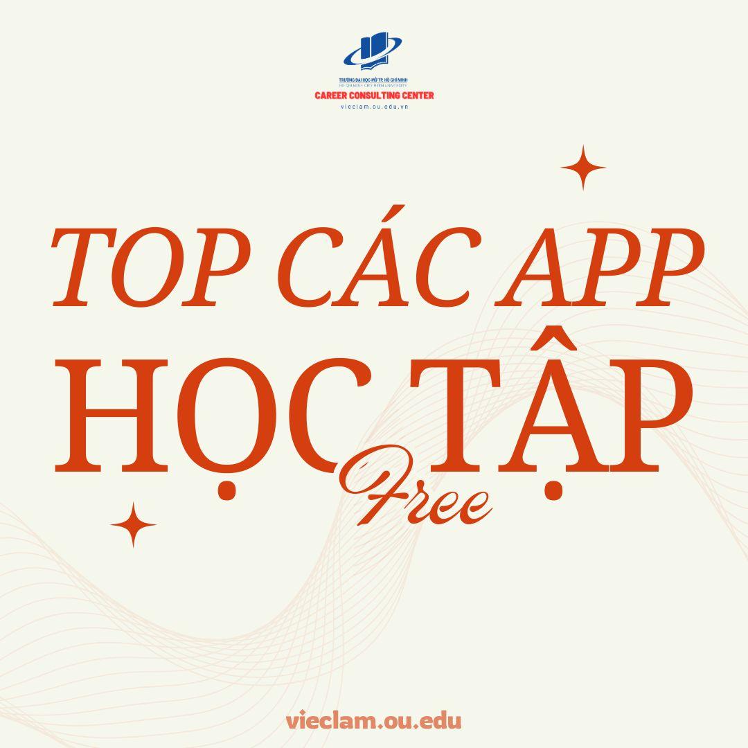 TOP CÁC APP HỌC TẬP MIỄN PHÍ BẠN NÊN CÓ