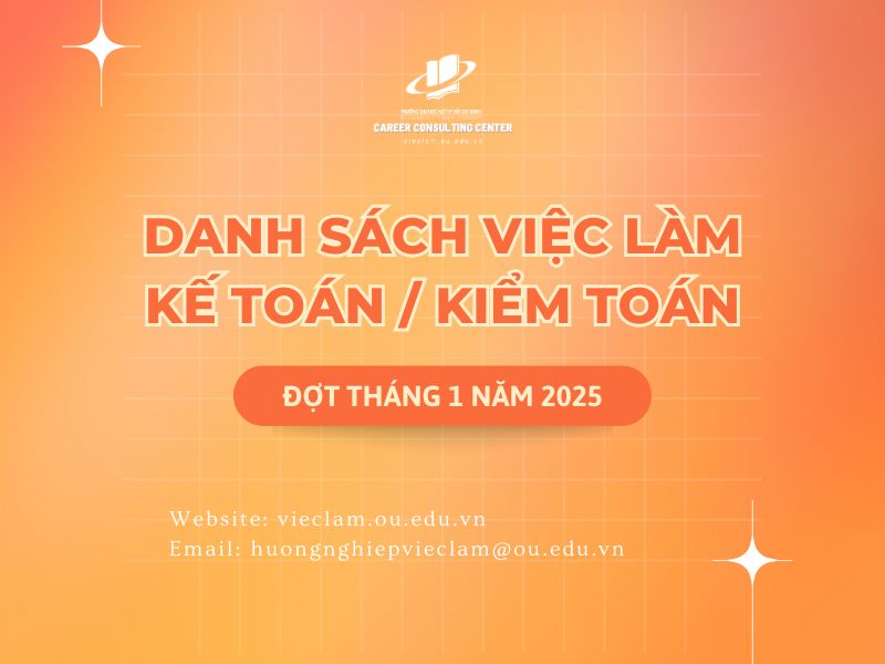 Tổng hợp việc làm lĩnh vực Ngân hàng/ Kế toán/ Kiểm toán