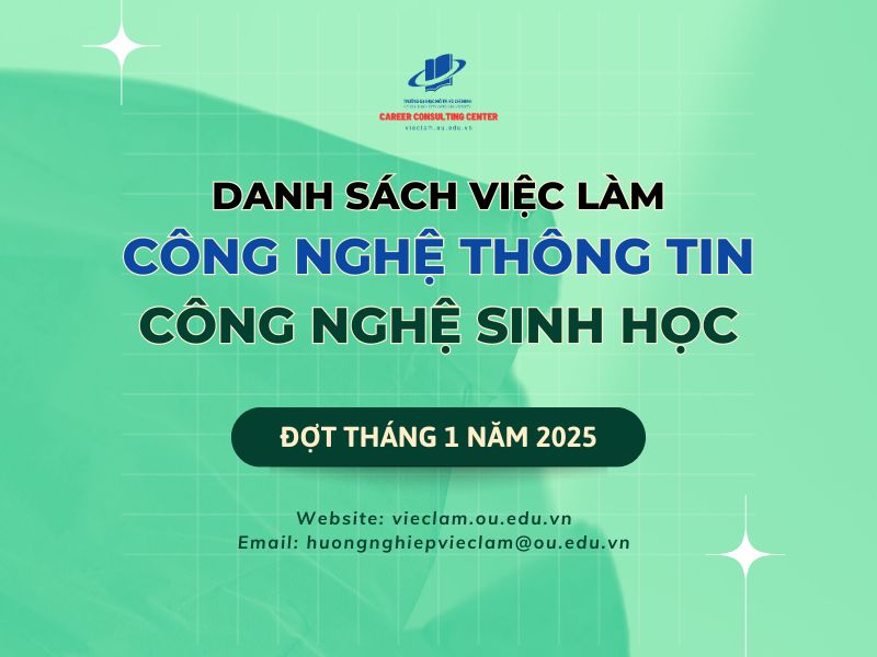Tổng hợp việc làm ngành Công nghệ thông tin/ Công nghệ sinh học