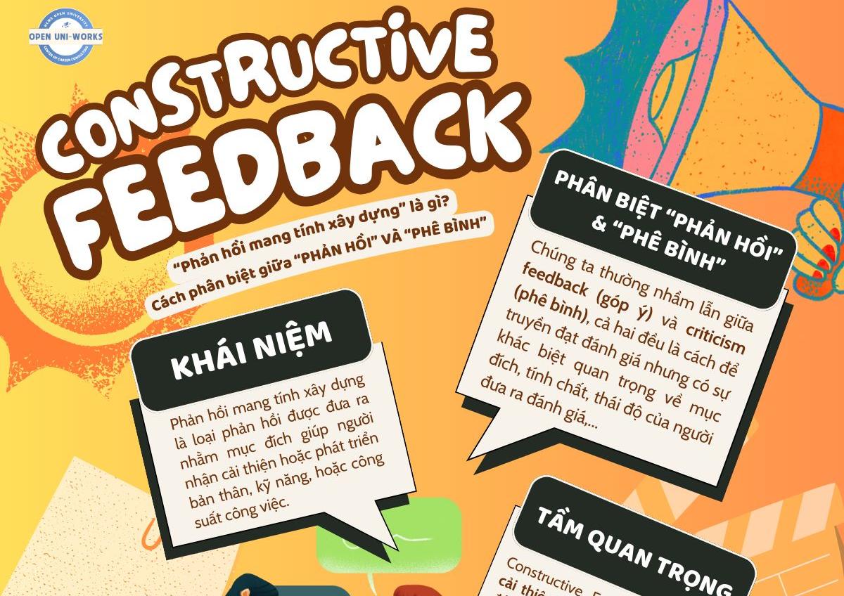 Constructive Feedback (Góp ý xây dựng) là gì? Phân biệt giữa Feedback (Phản hồi) và Criticism (Phê bình)
