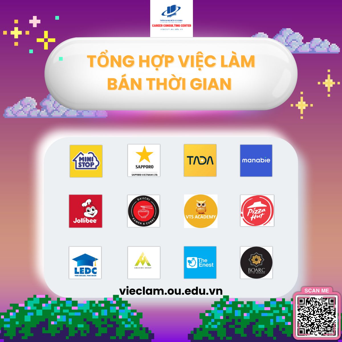 BẢN TIN VIỆC LÀM BÁN THỜI GIAN