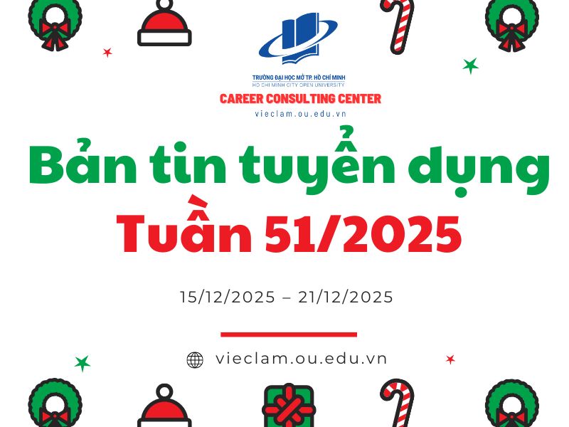 Bản tin tuyển dụng tuần 51/2025