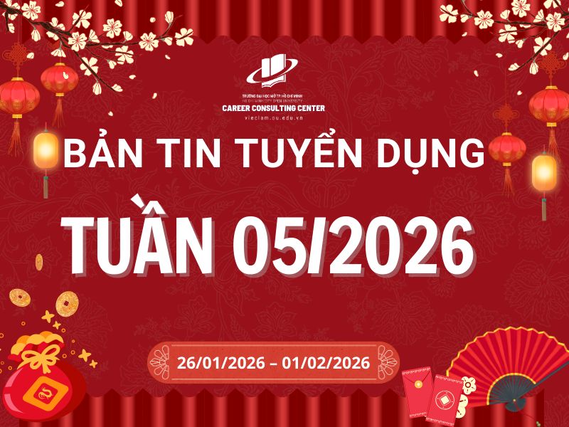 Bản tin tuyển dụng tuần 05/2026
