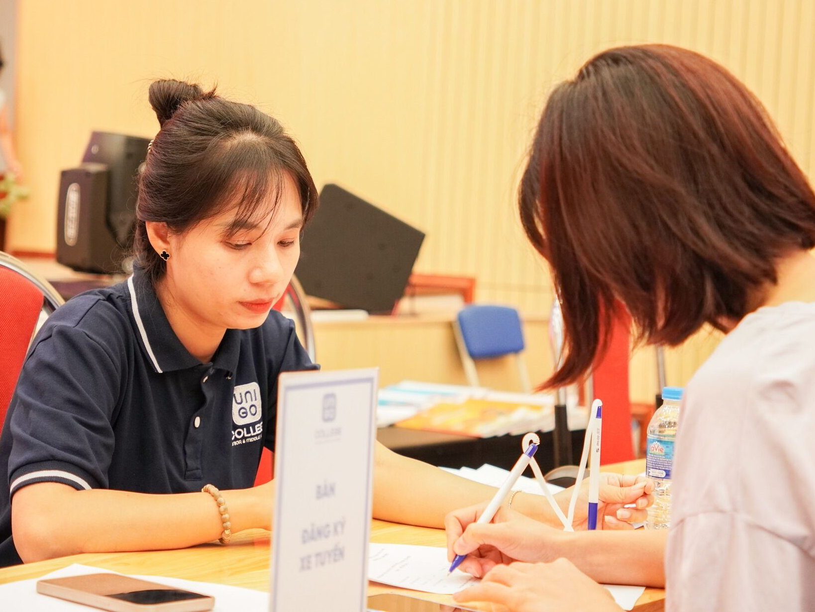 SINH VIÊN NGÀNH GIÁO DỤC HỌC THAM GIA PHỎNG VẤN TẠI TRƯỜNG TIỂU HỌC VÀ THCS UNIGO