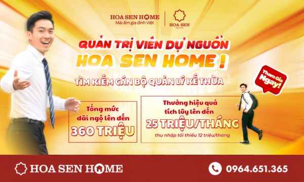 Quản trị viên Dự nguồn Hoa Sen Home