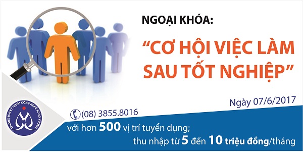 Ngoại khoá cơ hội việc làm sau tốt nghiệp